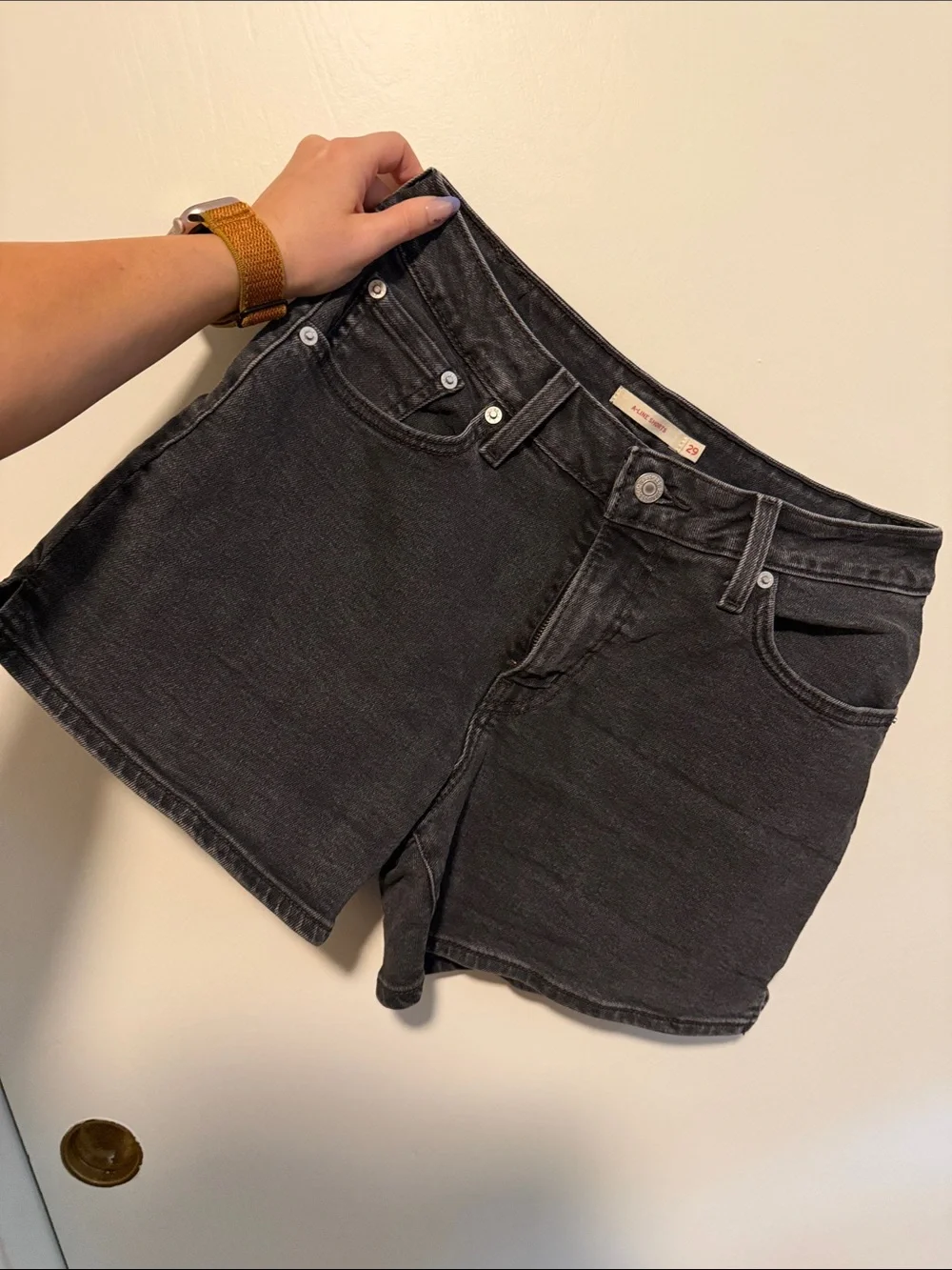 Levi's Black Women's Denim Shorts